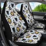 Lion Pattern Print Design 05 Universal Fit Car Seat Covers