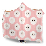 Cute Sheep Pattern Hooded Blanket