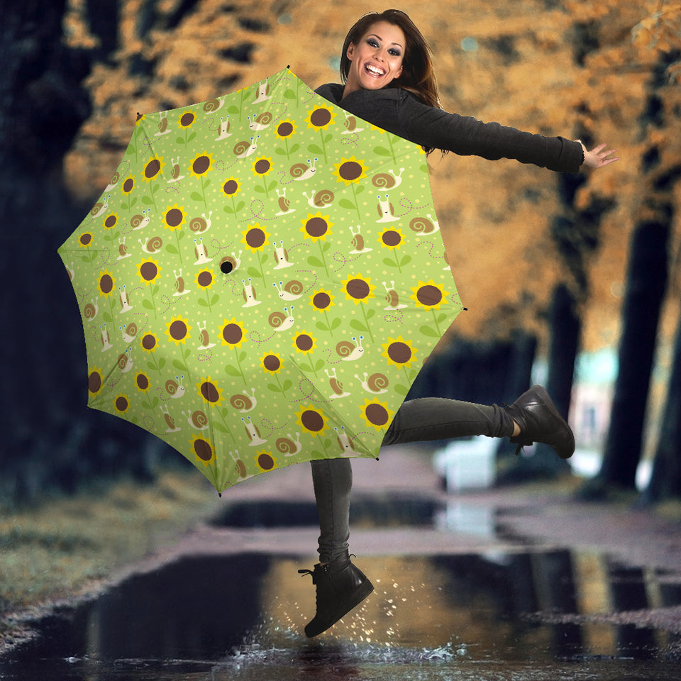 Snail Pattern Print Design 01 Umbrella