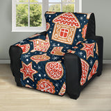Christmas gingerbread cookie pattern Recliner Cover Protector