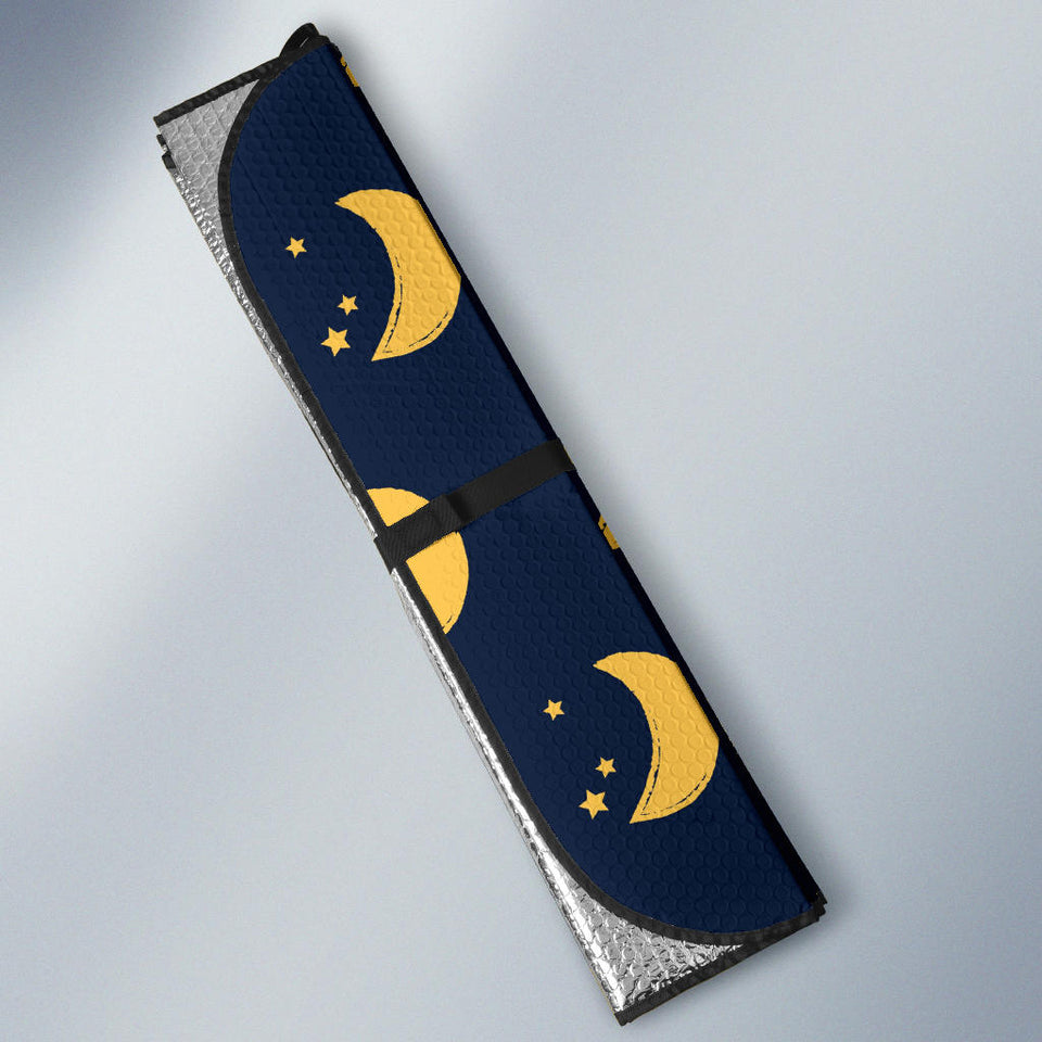 Moon Star Pattern Car Sun Shade