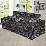 Handwritten Cheese Pattern Sofa Slipcover