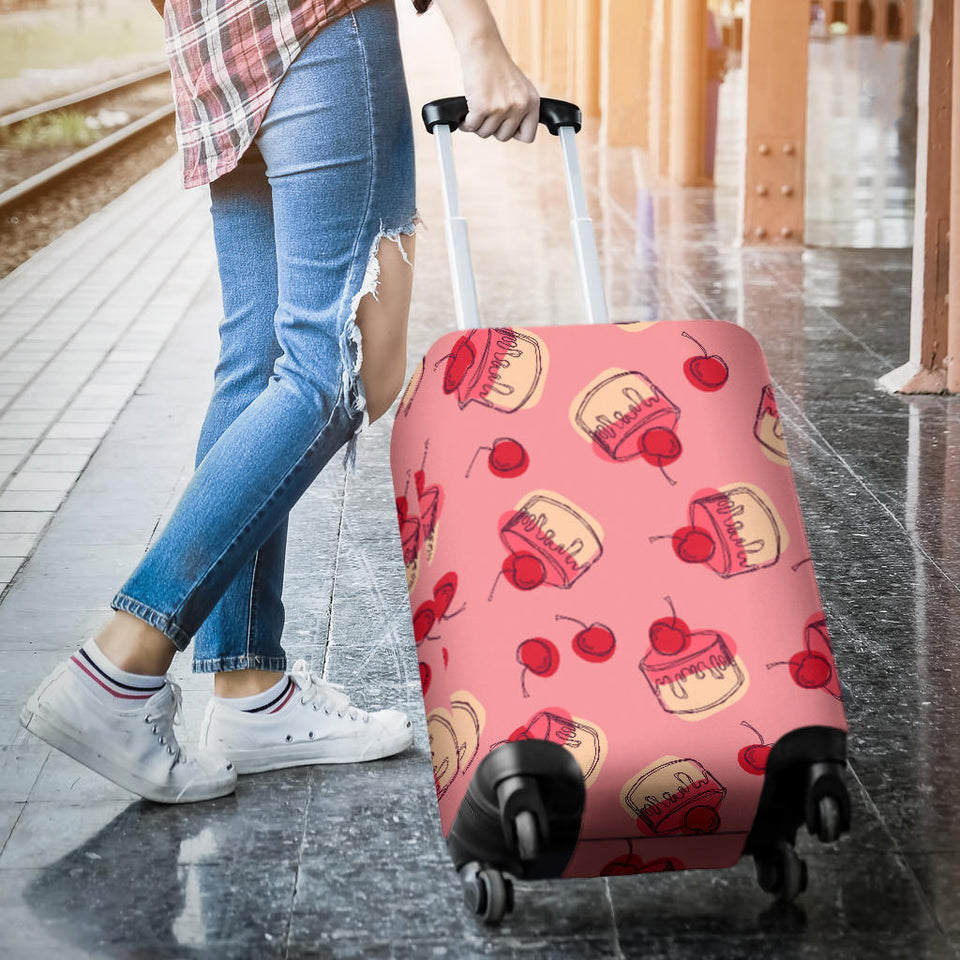 Cake Cherry Pattern Luggage Covers