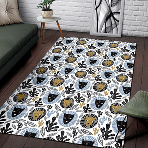Lion Pattern Print Design 05 Area Rug