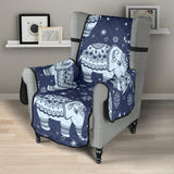 Elephant tribal design pattern Chair Cover Protector