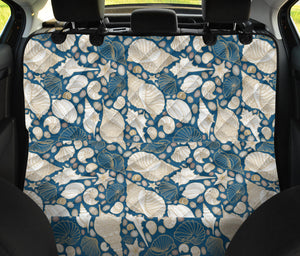 Shell Polynesian Tribal Design Pattern Dog Car Seat Covers
