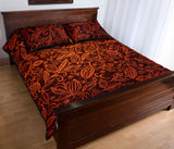cocoa beans tribal polynesian pattern Quilt Bed Set