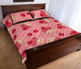 Cake cherry pattern Quilt Bed Set