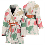 Cute Whale Pattern Women'S Bathrobe