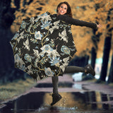 Japanese Crane Ornament Elements Umbrella