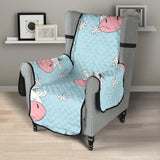 Cute cow flower pattern Chair Cover Protector