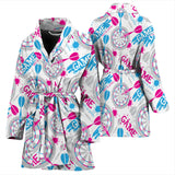 Darts Pattern Print Design 01 Women's Bathrobe