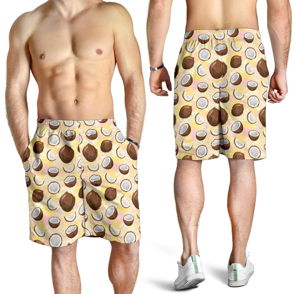 Coconut Pattern Print Design 05 Men Shorts