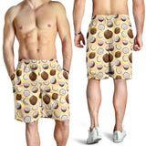 Coconut Pattern Print Design 05 Men Shorts