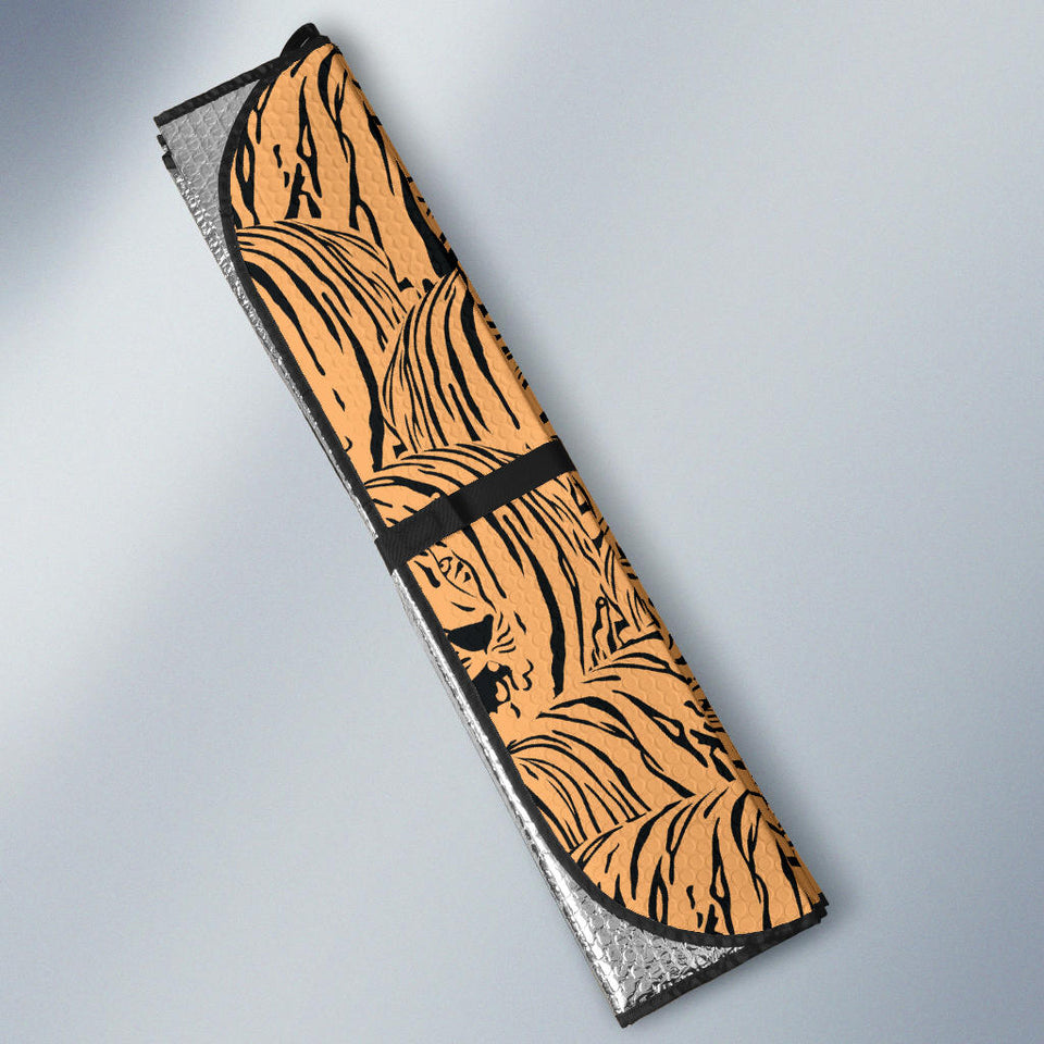 Bengal Tigers Pattern Car Sun Shade