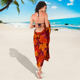 Autumn Maple Leaf Pattern Sarong