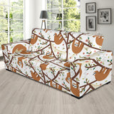 Sloths Hanging On The Tree Pattern Sofa Slipcover