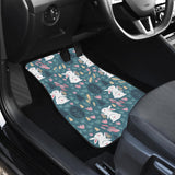 Cute Rabbit Pattern Front And Back Car Mats