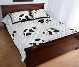 Cute cows pattern Quilt Bed Set