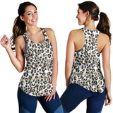 Leopard skin print pattern Women Racerback Tank Top