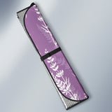 Lavender Flowers Purple Pattern Car Sun Shade