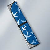 Airplane Pattern In The Sky Car Sun Shade