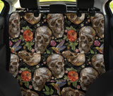 Skull Rose Humming Bird Flower Pattern Dog Car Seat Covers
