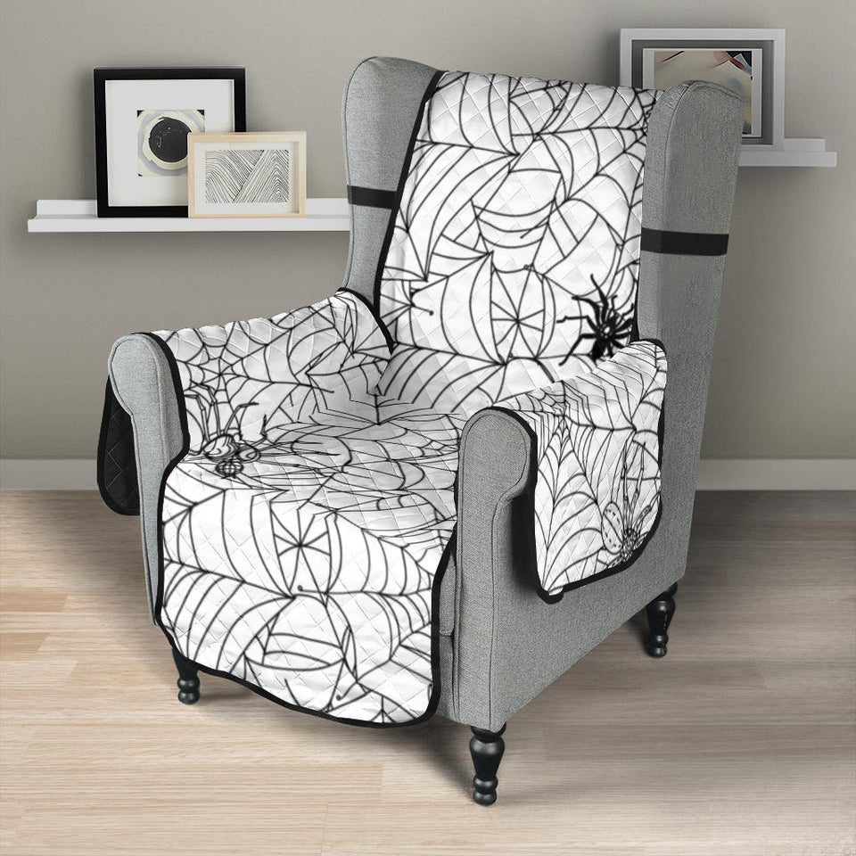 Spider web cobweb pattern Chair Cover Protector