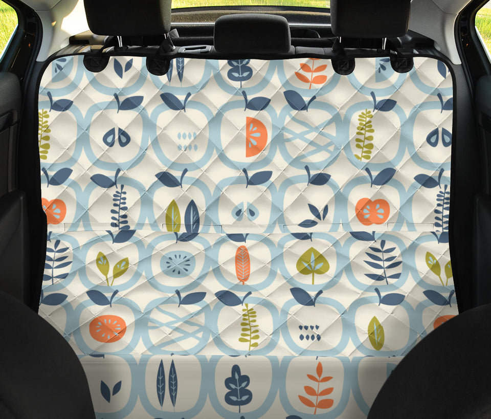 Apples Leaves Pattern Dog Car Seat Covers