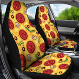 Pizza Texture Pattern  Universal Fit Car Seat Covers
