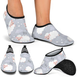 Sweet Dreams Sheep Pattern Aqua Shoes