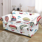 Hot Air Balloon Pattern Loveseat Couch Slipcover