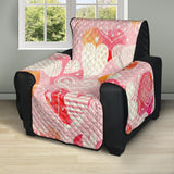 Hand drawn heart design pattern Recliner Cover Protector