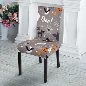 Halloween Design Pattern Dining Chair Slipcover