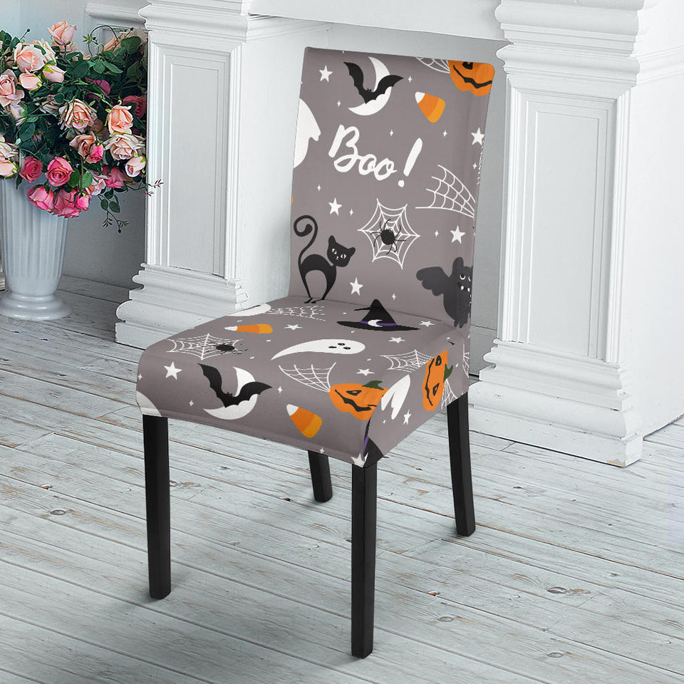 Halloween Design Pattern Dining Chair Slipcover