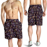 Hummingbird Pattern Print Design 04 Men Shorts