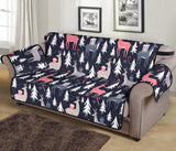 Deers Winter Christmas pattern Sofa Cover Protector