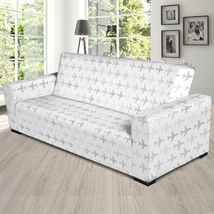 Airplane Print Pattern Sofa Slipcover