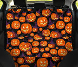 Halloween Pumpkin Pattern Dog Car Seat Covers