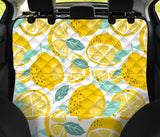 Lemon Design Pattern Dog Car Seat Covers
