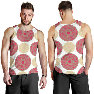 Circle indian pattern Men Tank Top