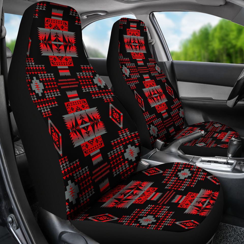 Seven Tribes Red Fire Car Seat Covers