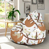 Sloths Hanging On The Tree Pattern Bean Bag Cover