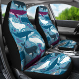 Whale Design Pattern  Universal Fit Car Seat Covers