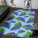 Watercolor Grape Pattern Area Rug