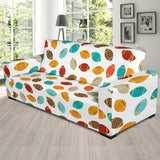 Colorful American Football Ball Pattern Sofa Slipcover