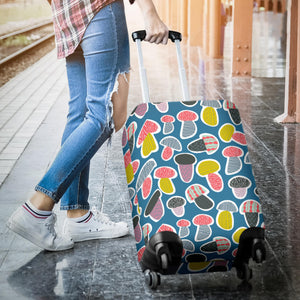 Colorful Mushroom Design Pattern Luggage Covers