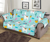 Llama alpaca cactus leaves pattern Sofa Cover Protector