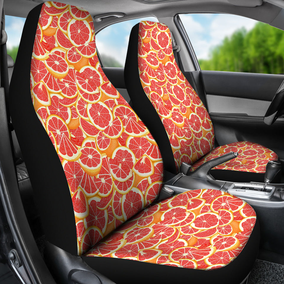 Tropical Grapefruit Pattern Universal Fit Car Seat Covers