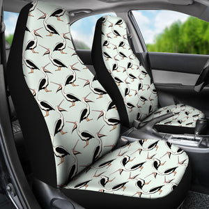 Pelican Pattern Print Design 02 Universal Fit Car Seat Covers